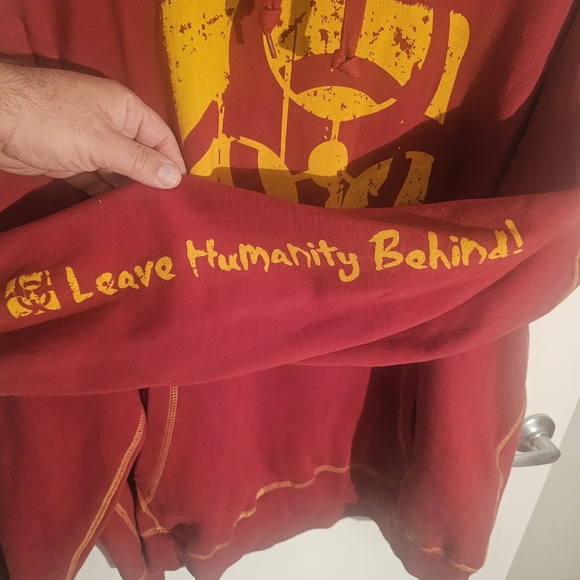 MEW (Mutant Enemy Wear) Biohazard Hoodie – 2XL 🔥Super sick red & yellow - Picture 5 of 7